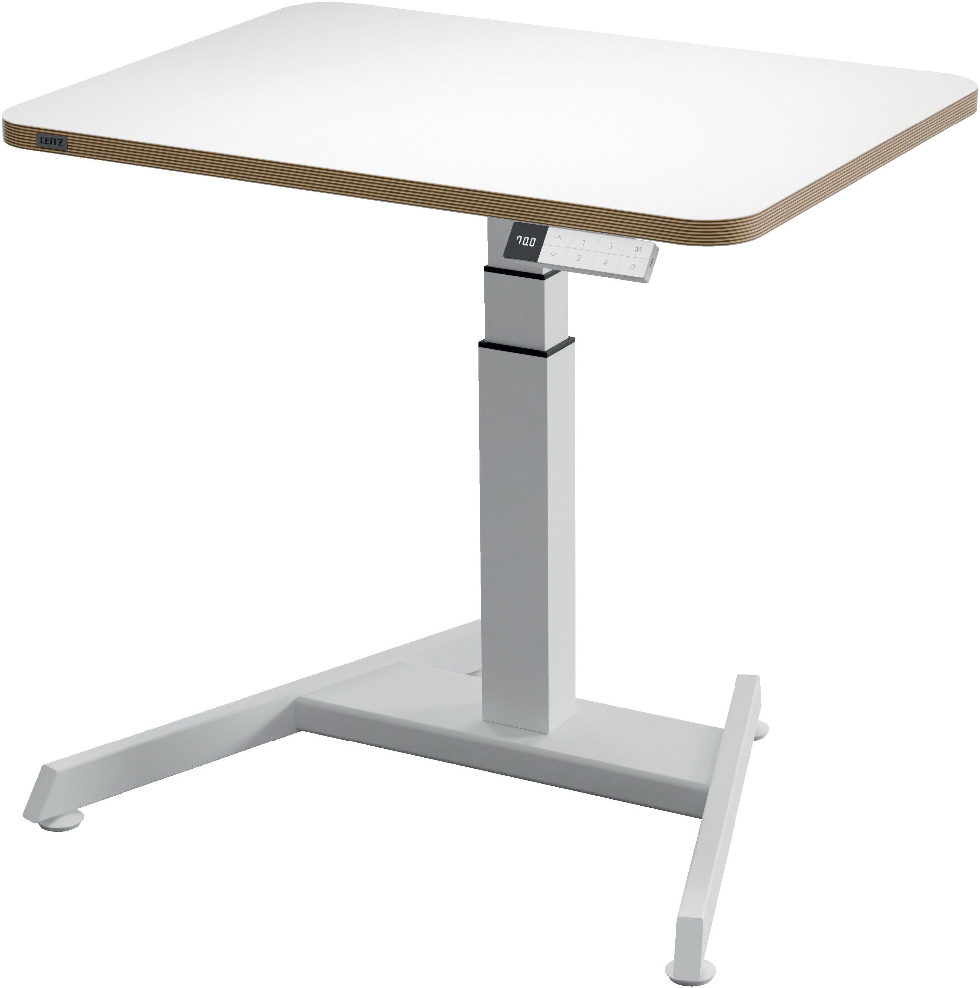 LEITZ Ergo elektrický 80 × 60 cm, biely