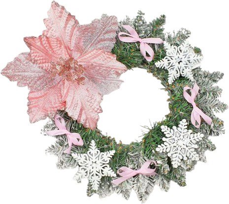 LAALU Vianočný veniec – princezná Maja, 30 cm