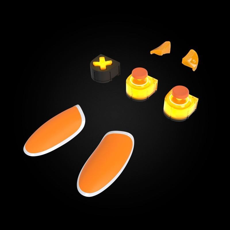 Thrustmaster eSwap X LED ORANGE CRYSTAL pack