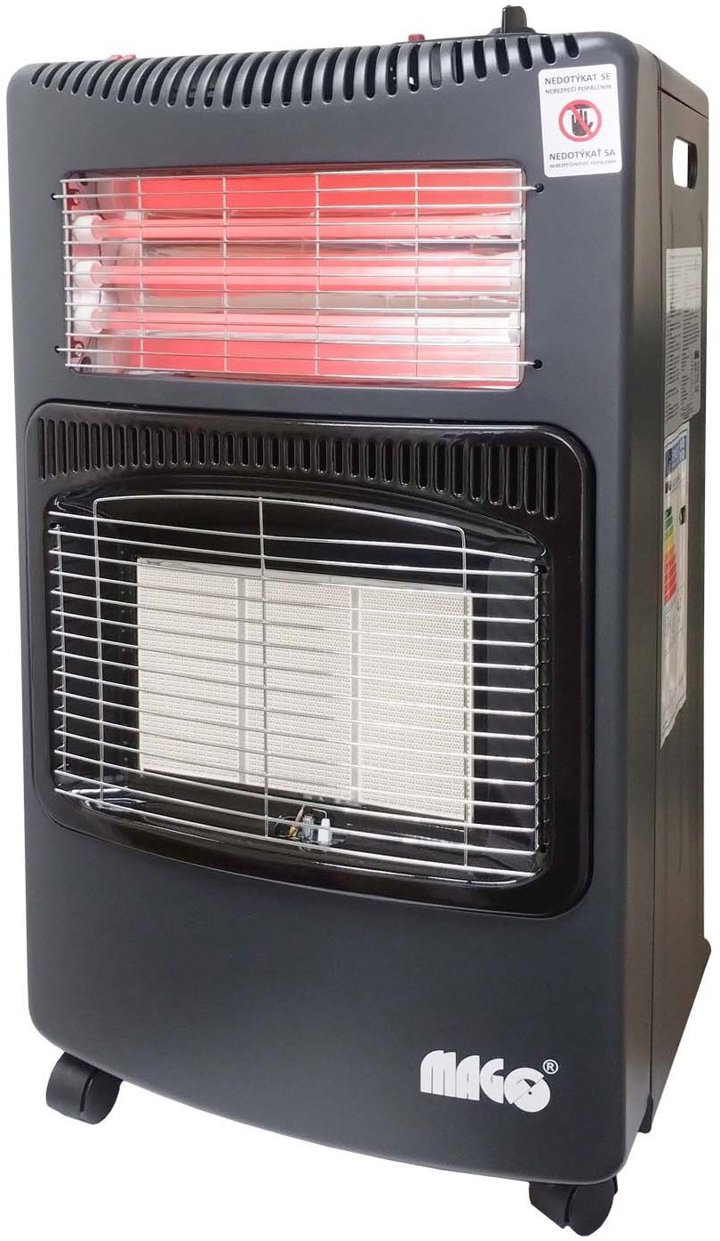 MAGG Kombinované skladacie plynové 4,2 kW a elektrické 1,14 kW kachle vrátane príslušenstva