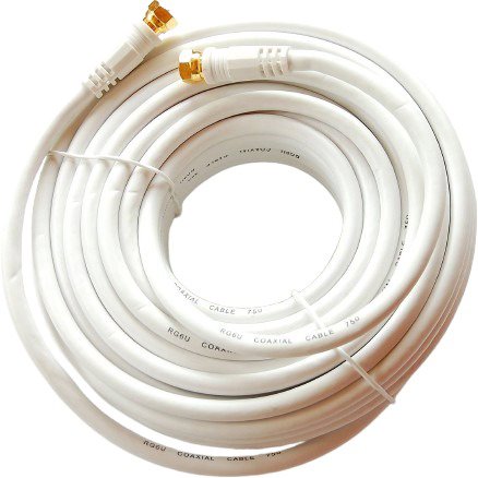 Mascom koaxiálny kábel 7676-150W, konektory F 15 m