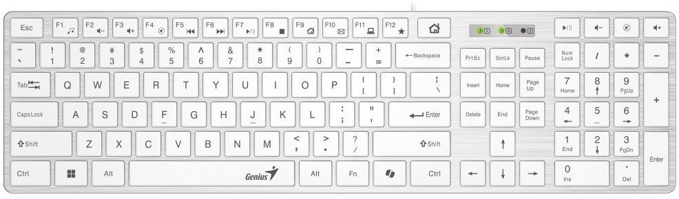Genius Slimstar 126 biela – CZ/SK