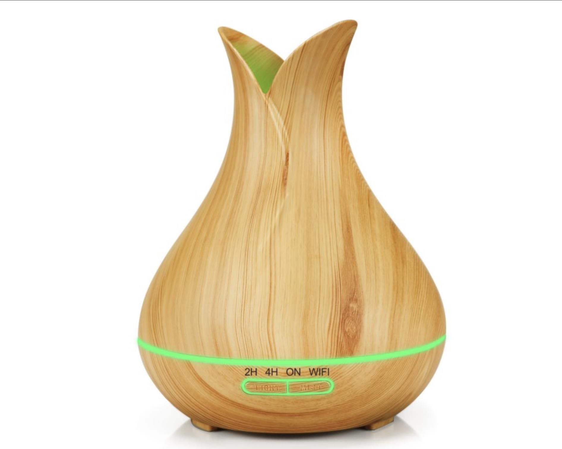 BOT Smart aróma difuzér B5 – svetle hnedé drevo 400 ml