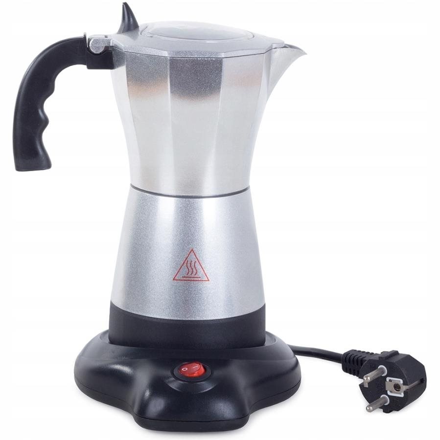 Verk Elektrický hliníkový kávovar na 6 šálok, 300 ml
