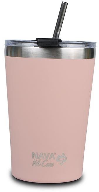 NAVA Greece Cestovný termohrnček 450 ml – ružový