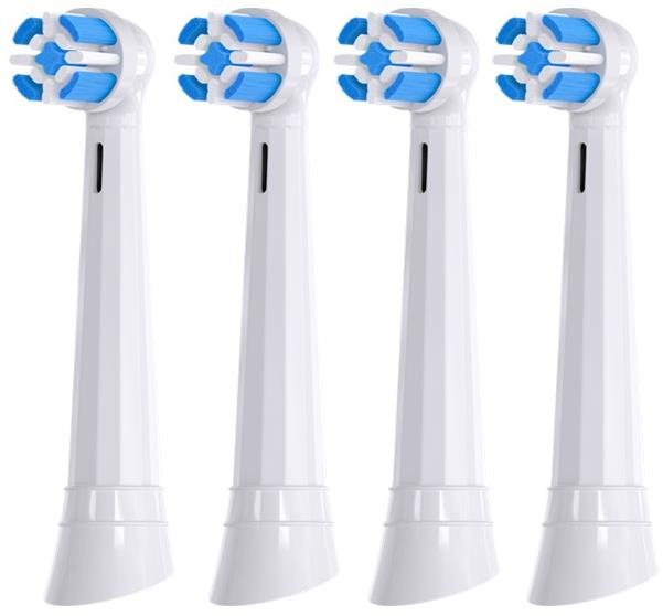 BMK Trading Hlavica ku kefkám Oral-b rady iO, biele, 4 ks, kompatibilné s Oral-b iO Gentle Care