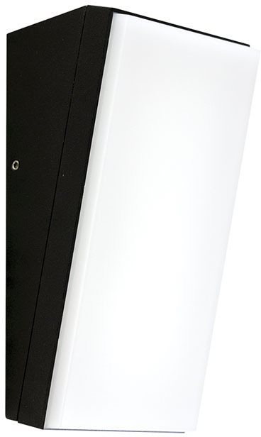 McLED LED svietidlo Kronos, 9 W, 4000 K, IP65, čierna farba