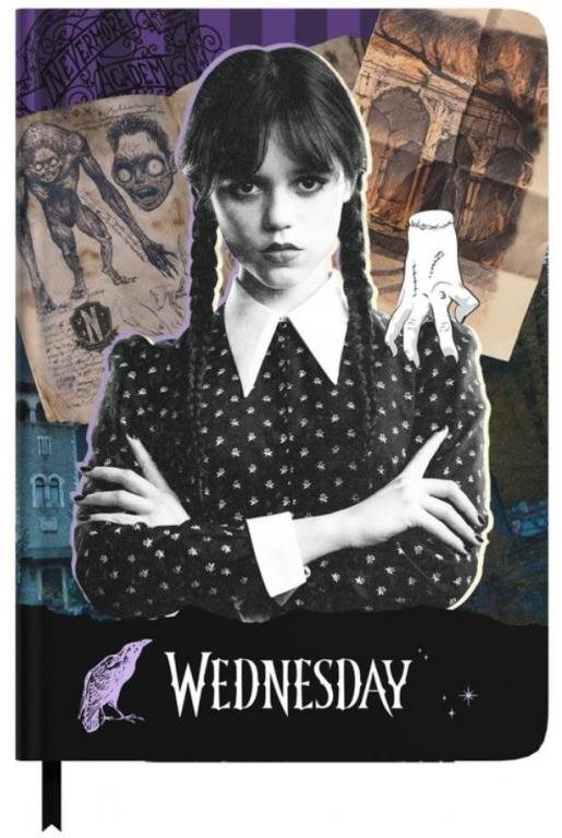 Netflix Wednesday: Thing - zápisník A5