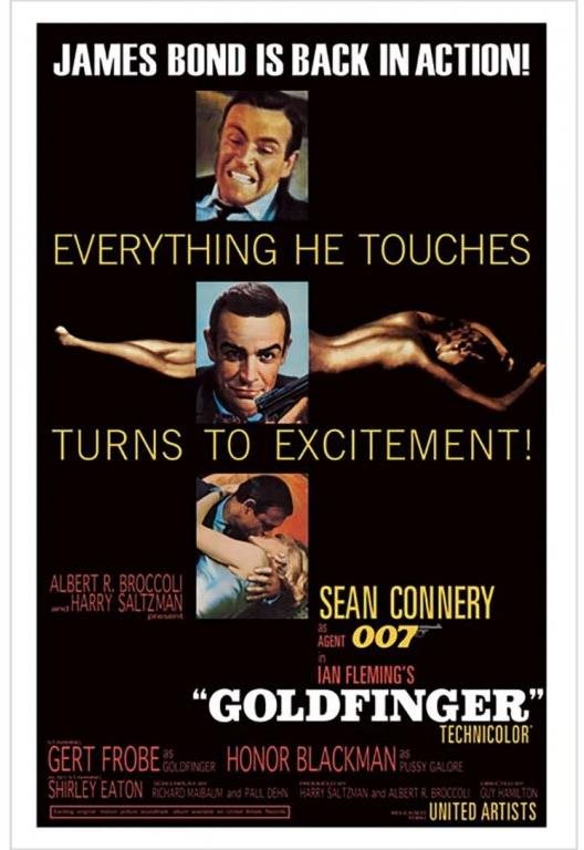 James Bond Goldfinger Excitement