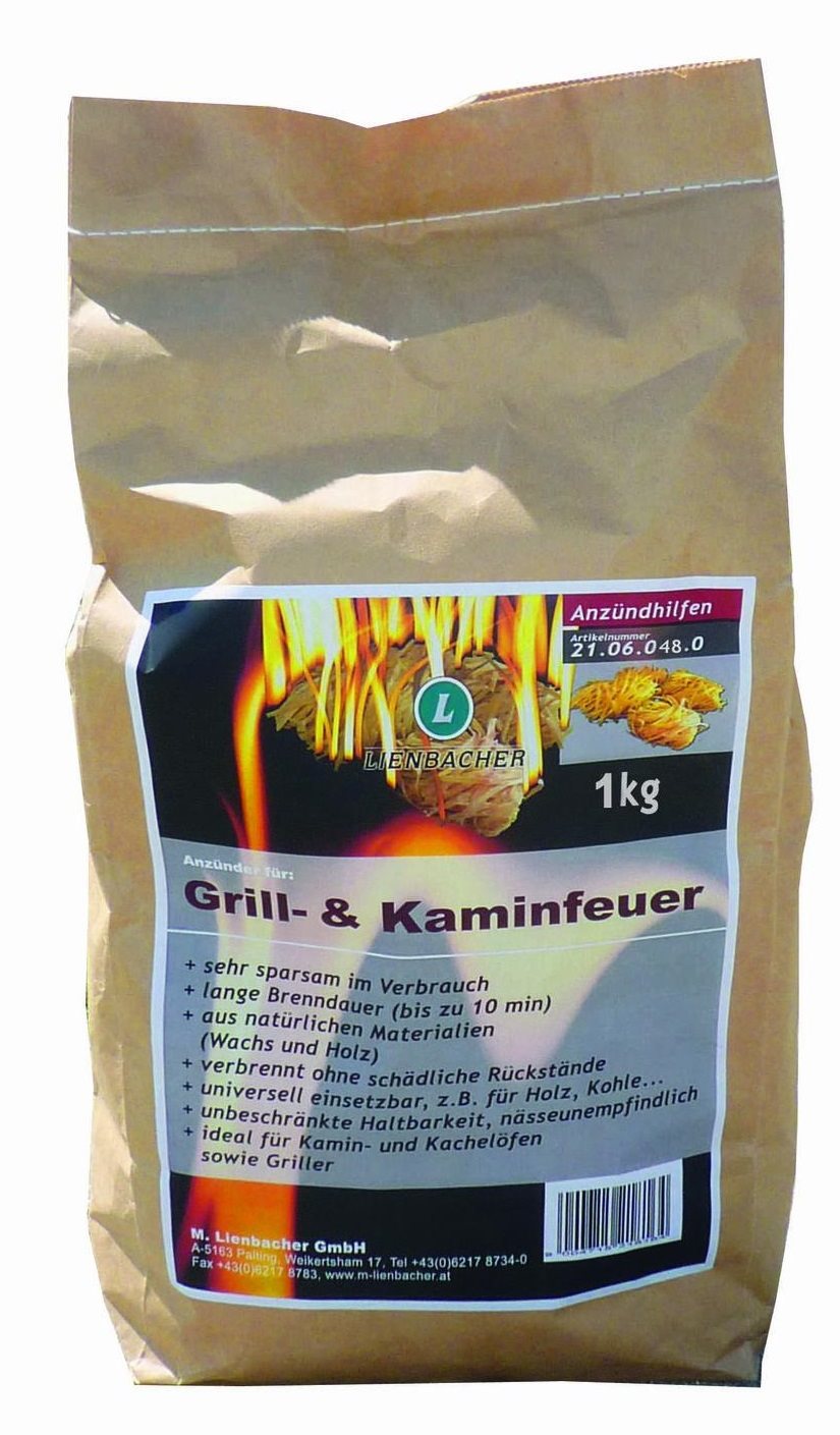 Lienbacher Podpaľovacie zmotky 1 kg do kachlí, kozubov a záhradných grilov