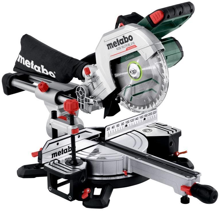 METABO Aku pokosová píla KGS 18 LTX BL 216 18V 1× 4 Ah