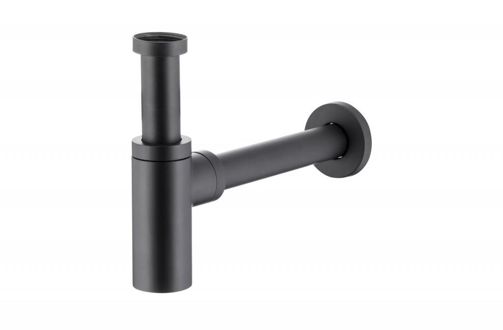 KFA ROUND umývadlový sifón, čierny