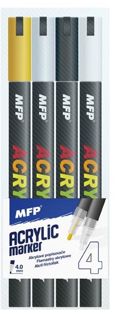 MFP akrylové 4 mm, sada 4 ks