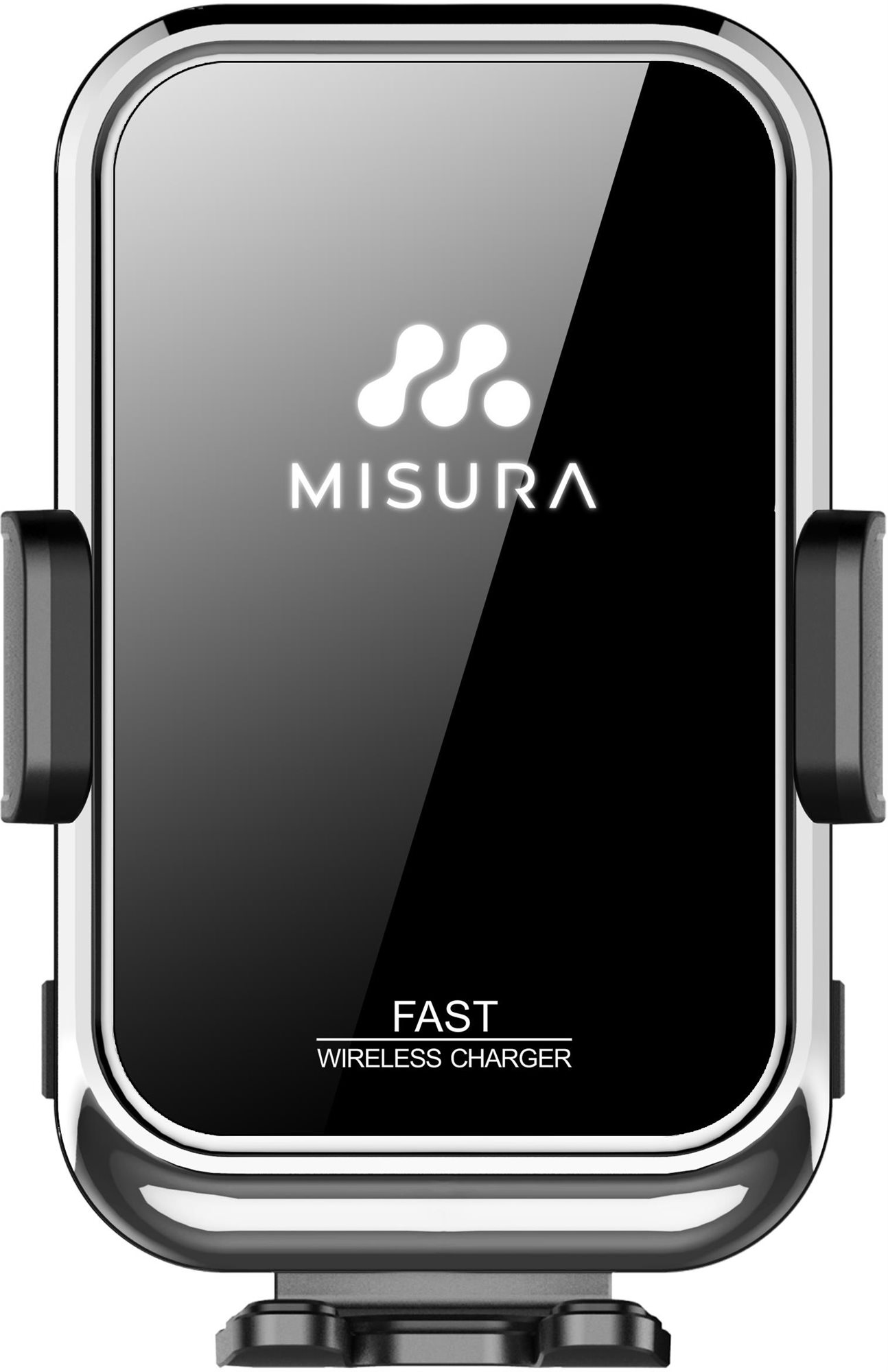 Misura MA04 – Držiak mobilu do auta s bezdrôtovým QI.03 nabíjaním SILVER