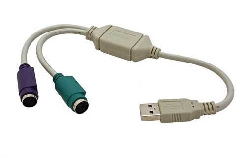USB -> 2x PS / 2
