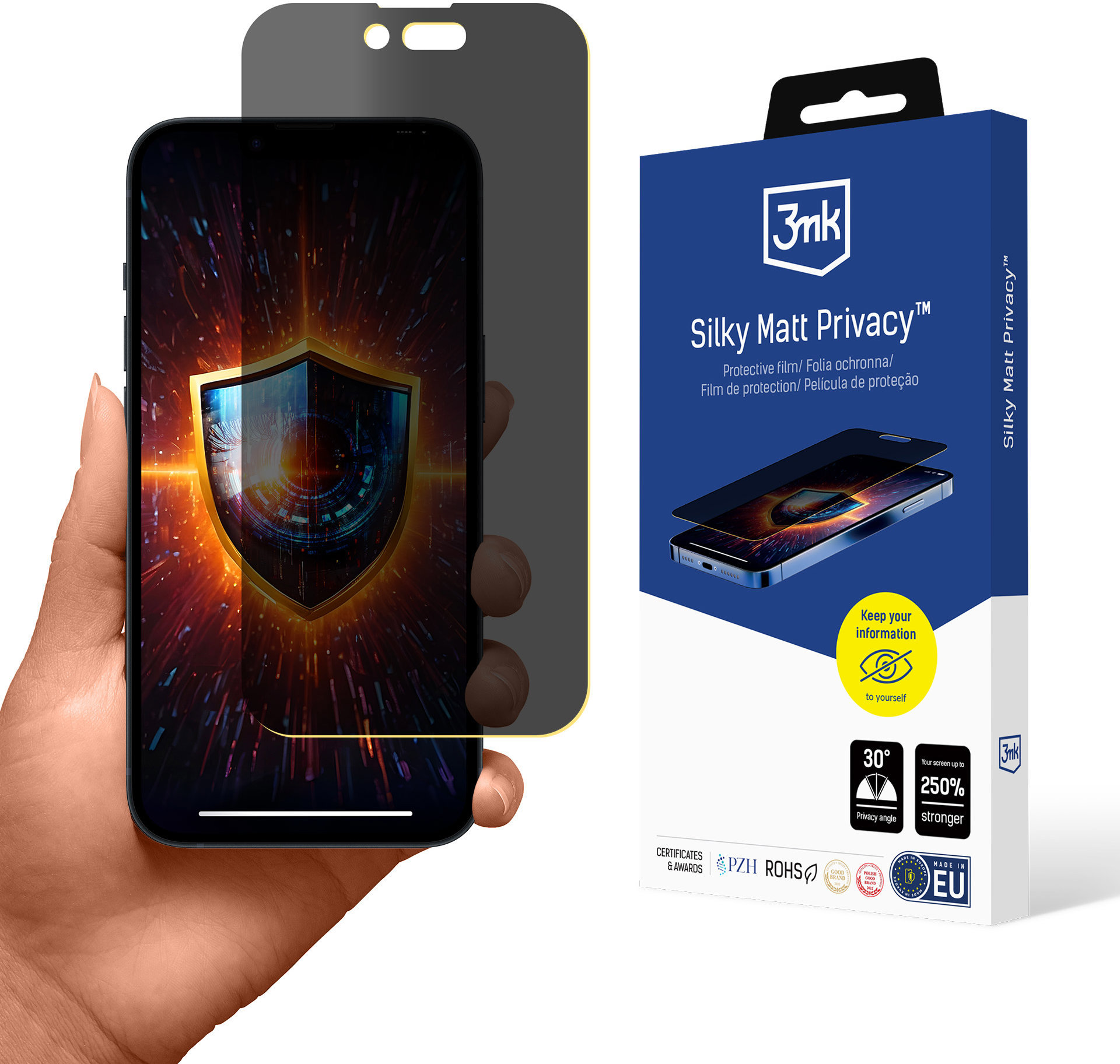 3mk Silky Matt Privacy pre Apple iPhone 14 Pro