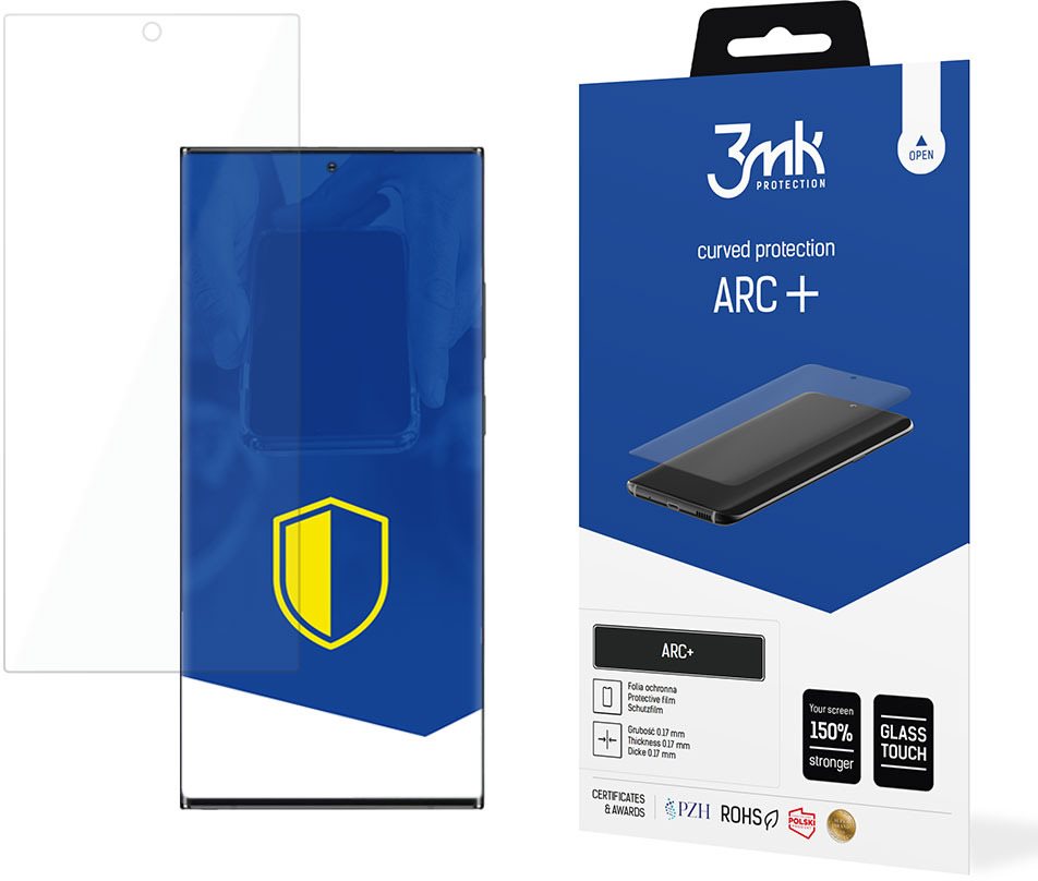 3MK ochranná fólia ARC+ na Samsung Galaxy S22 Ultra (SM-S908)