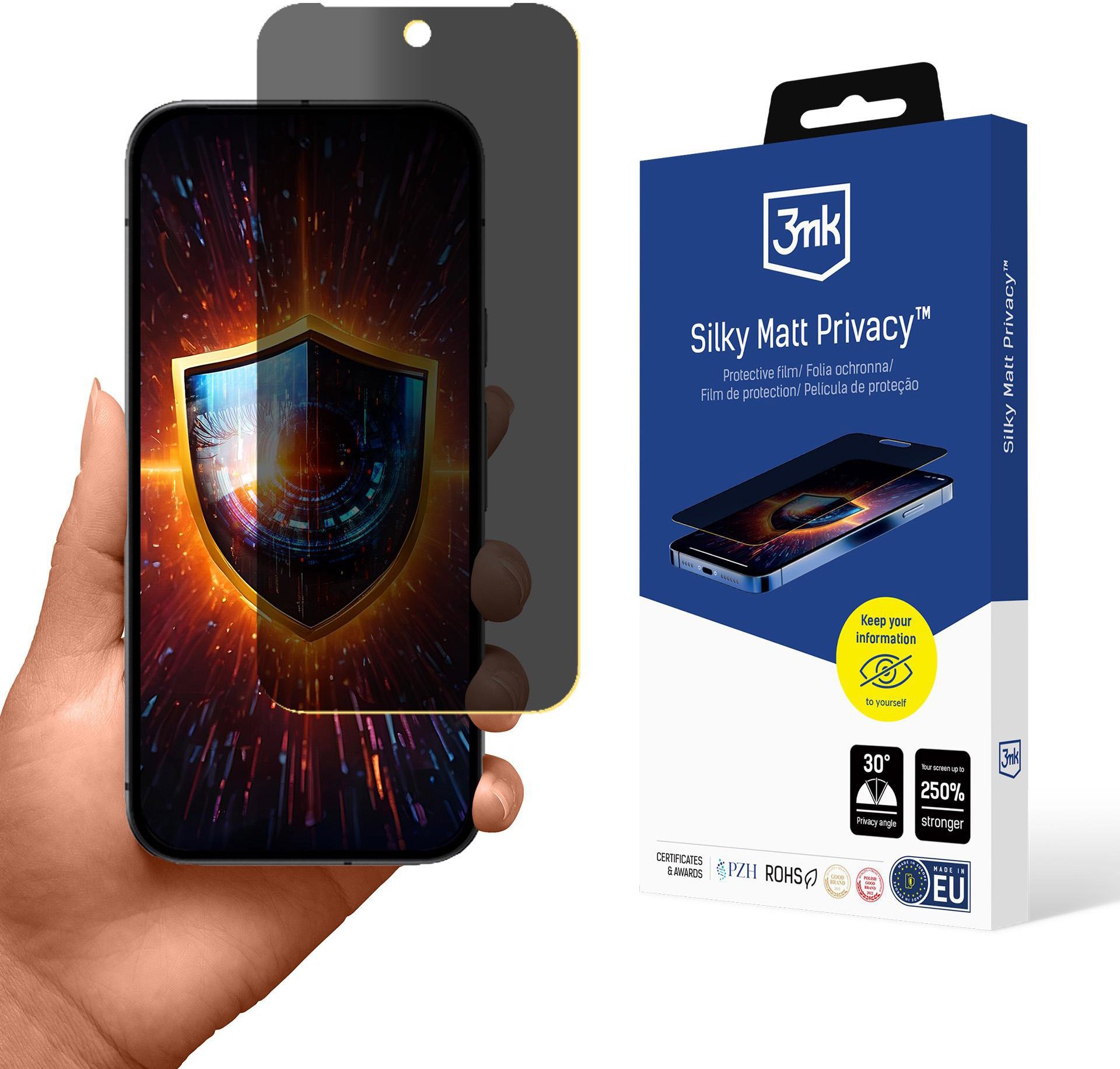 3mk Silky Matt Privacy na Google Pixel 9a