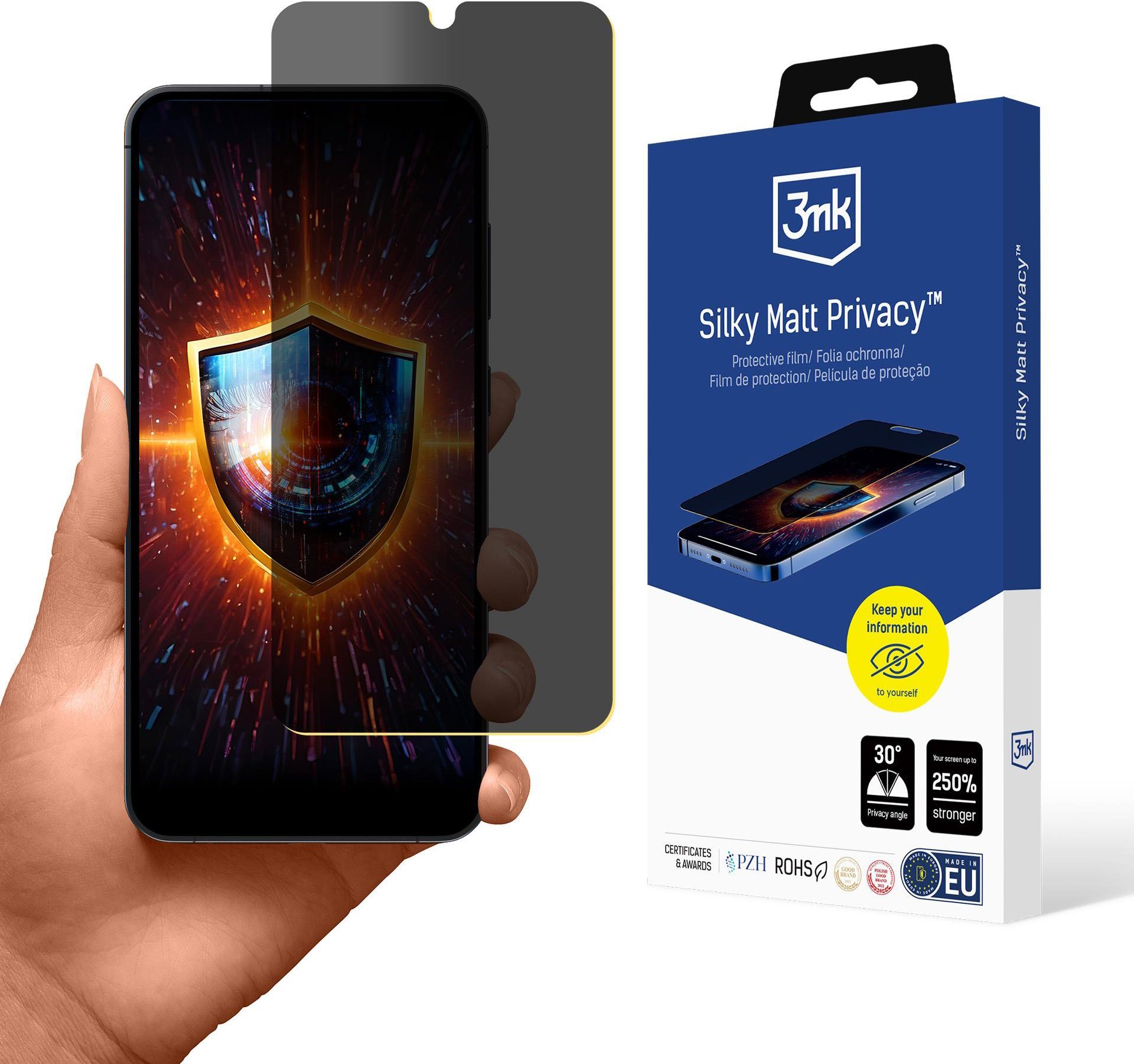 3mk Silky Matt Privacy pre Samsung Galaxy S25+