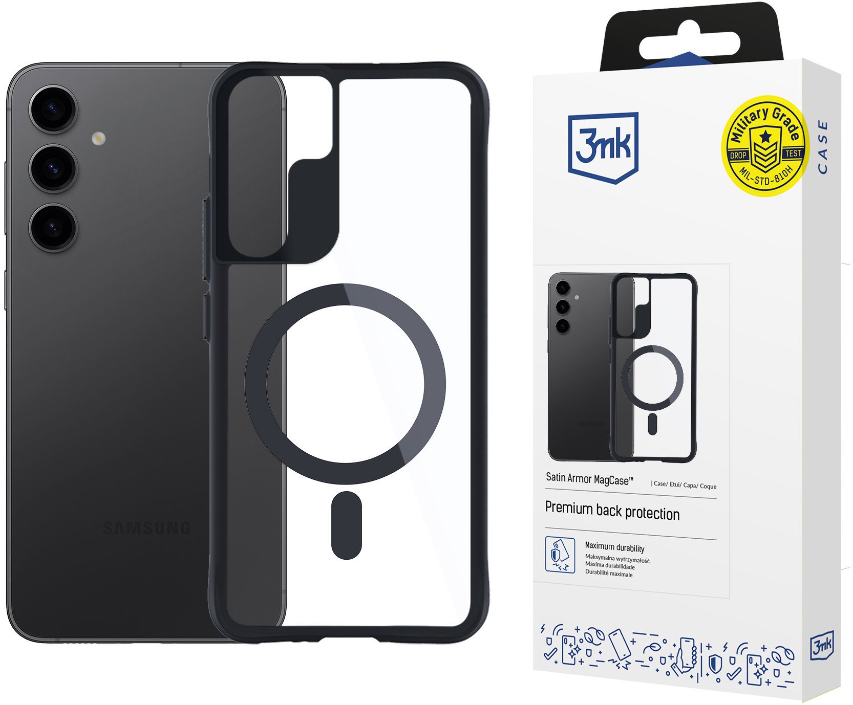 3MK Satin Armor MagCase pre Samsung Galaxy S24+
