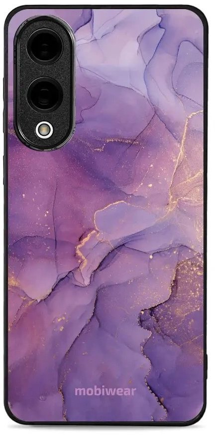 Mobiwear Glossy lesklý pre Samsung Galaxy S25 Edge - Fialový mramor