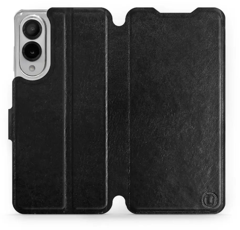Mobiwear flip knižkové pre Samsung Galaxy S25 Edge - Čierne