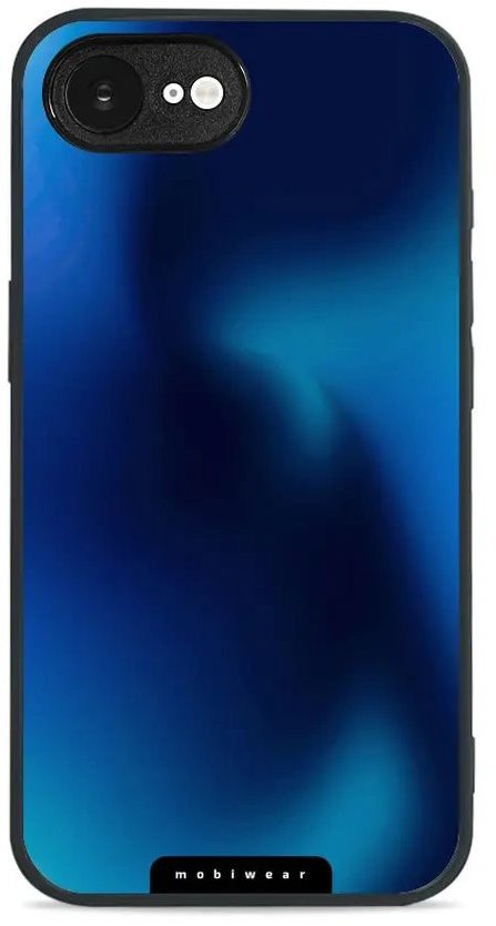 Mobiwear Glossy lesklý pre Apple iPhone 16e - Modrý odtieň