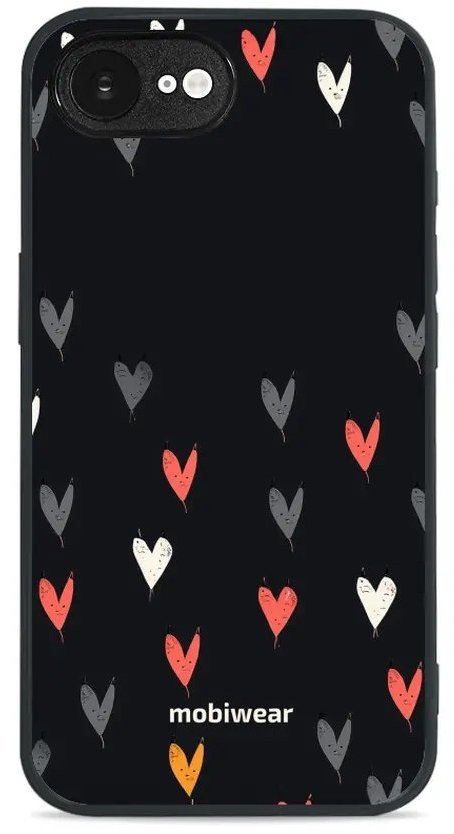 Mobiwear Glossy lesklý pre Apple iPhone 16e - Srdiečka
