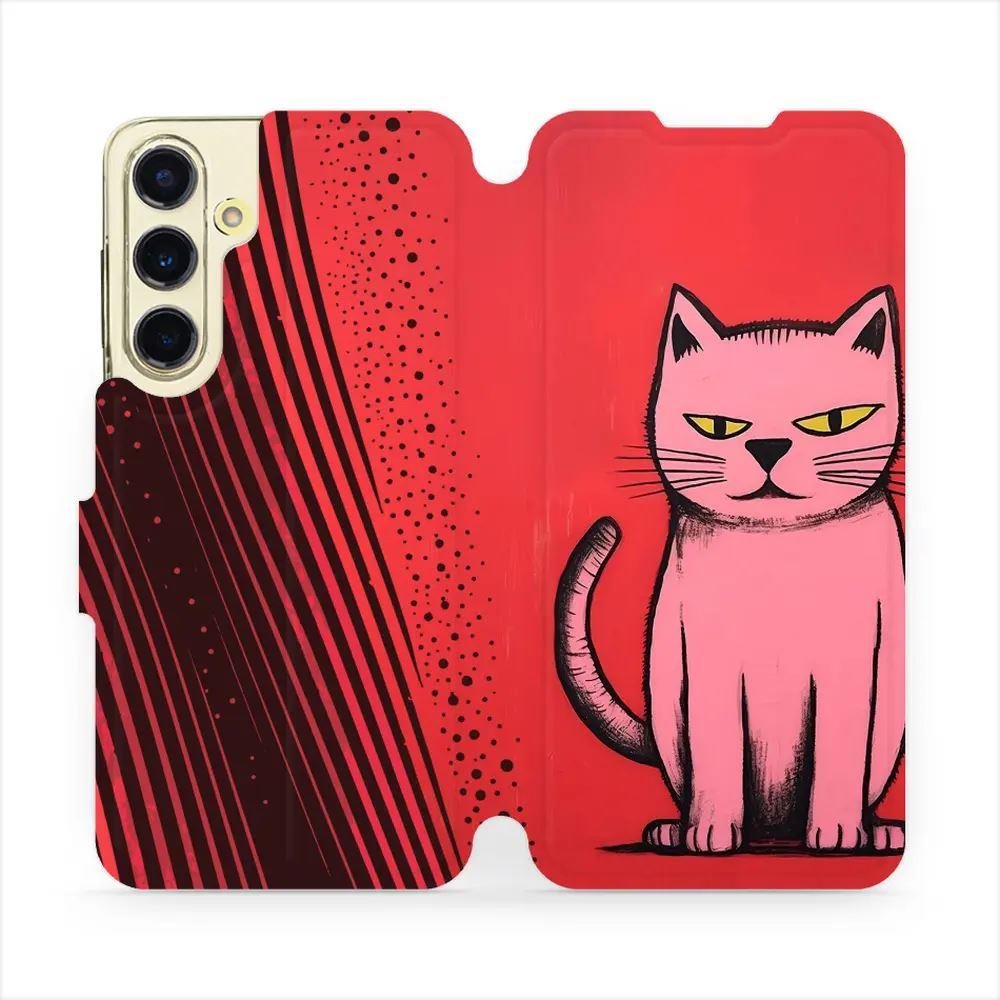 Mobiwear Kreslený flip pre Samsung Galaxy S24 FE – VP54S