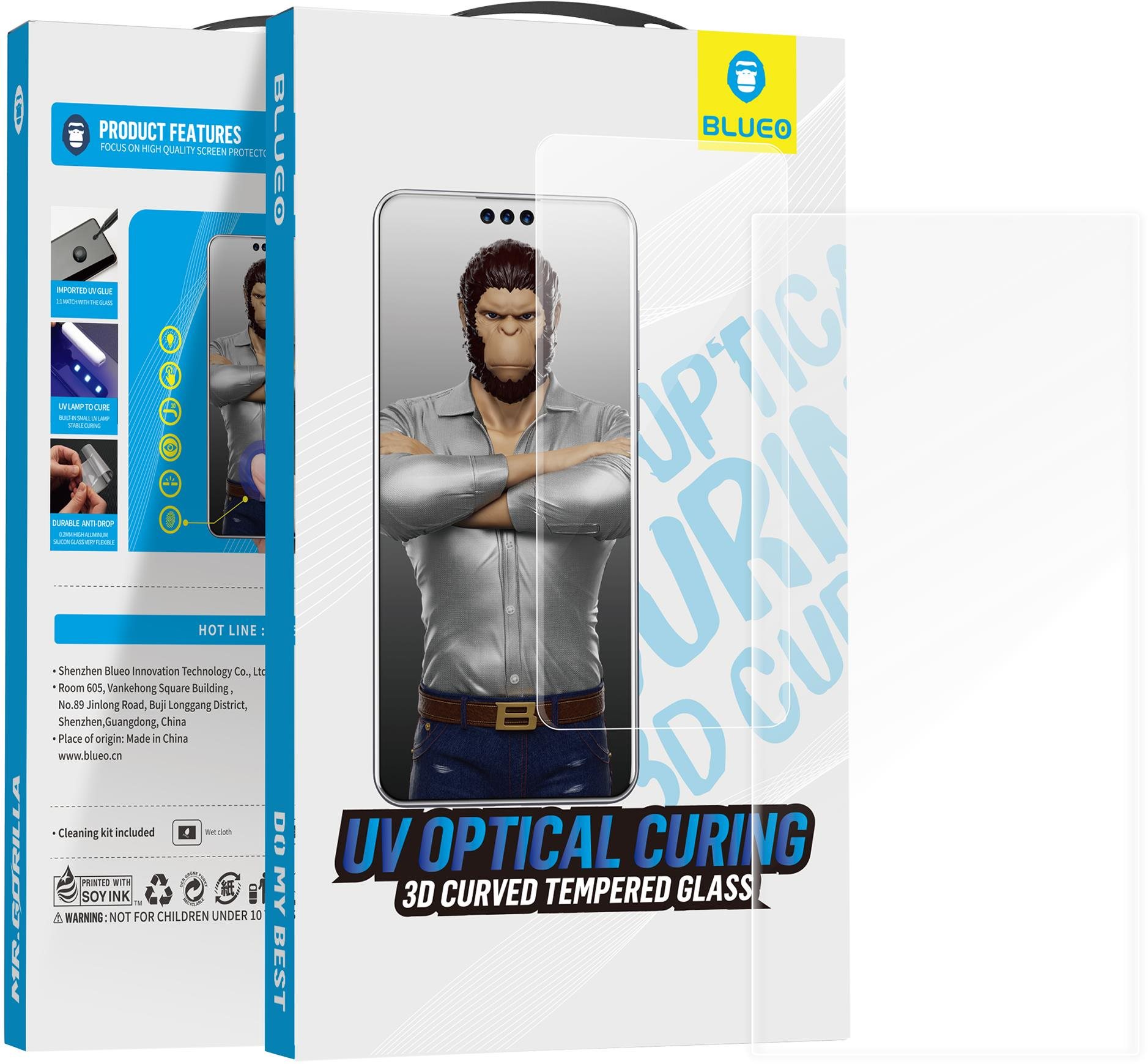 Blueo Full Cover 3D UV Glass Samsung Galaxy S24 Ultra