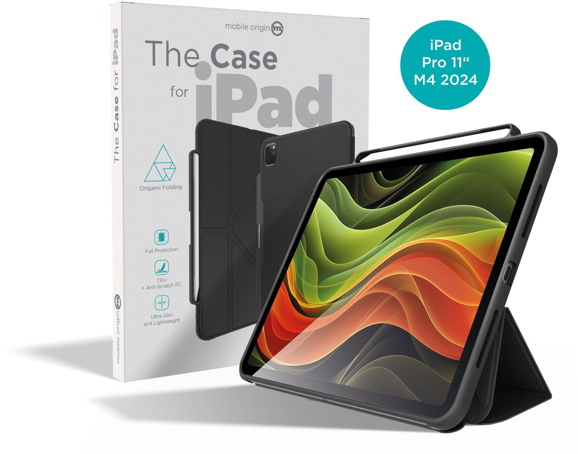 Mobile Origin The Case Black iPad Pro 11" M4 2024