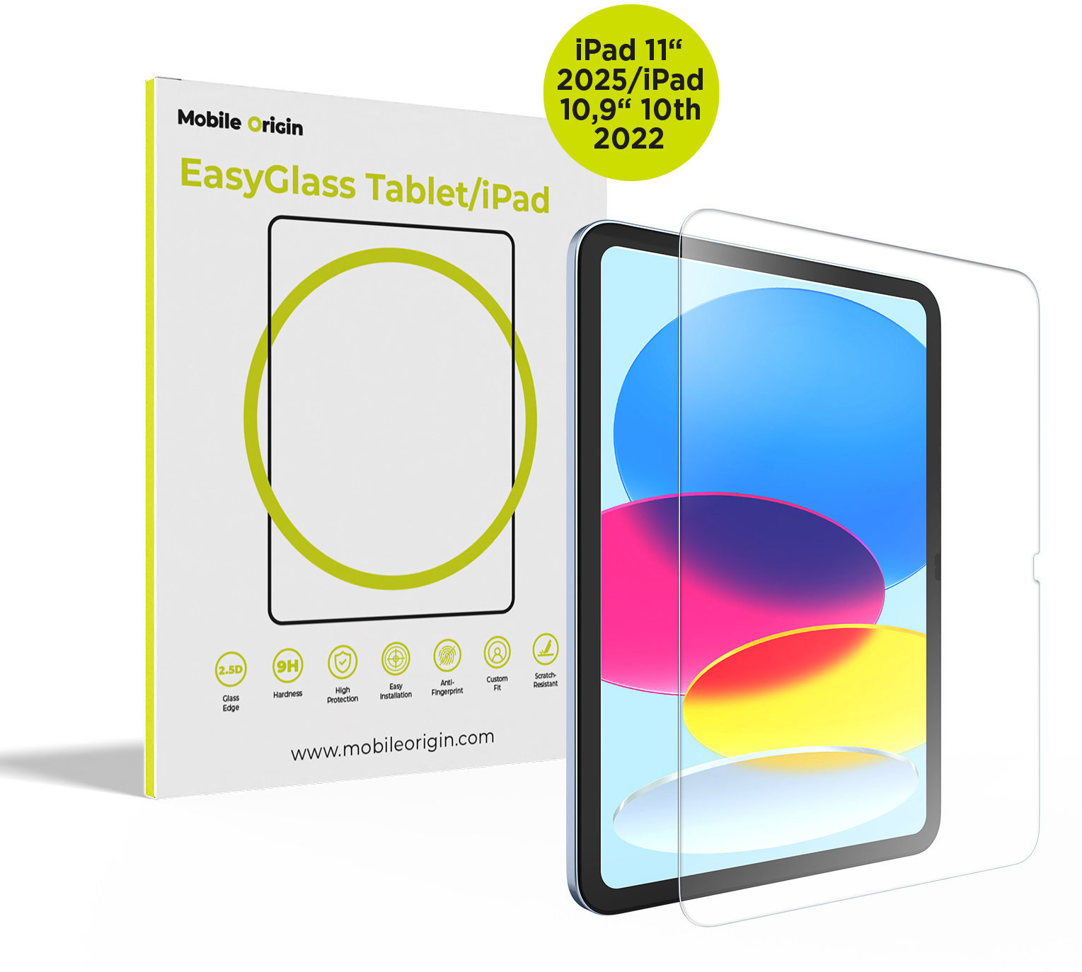 Mobile Origin EasyGlass iPad 11" 2025/iPad 10,9" 10th 2022