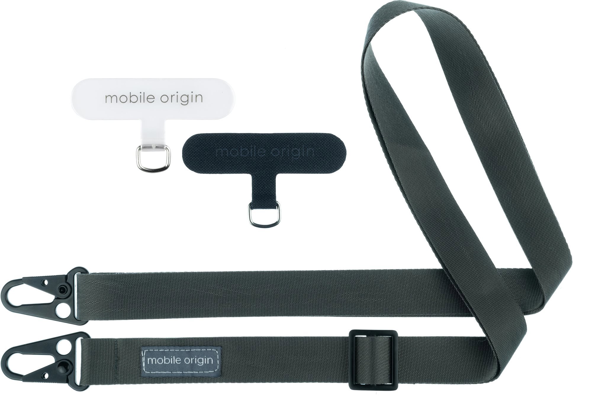 Mobile Origin Lanyard Tape 25 mm Black 84 – 165 cm