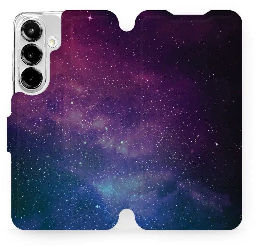 Mobiwear flip knižkové pre Samsung Galaxy S25 - Hmlovina