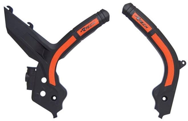 RTECH protektory rámu KTM súprava, čierno-oranžové