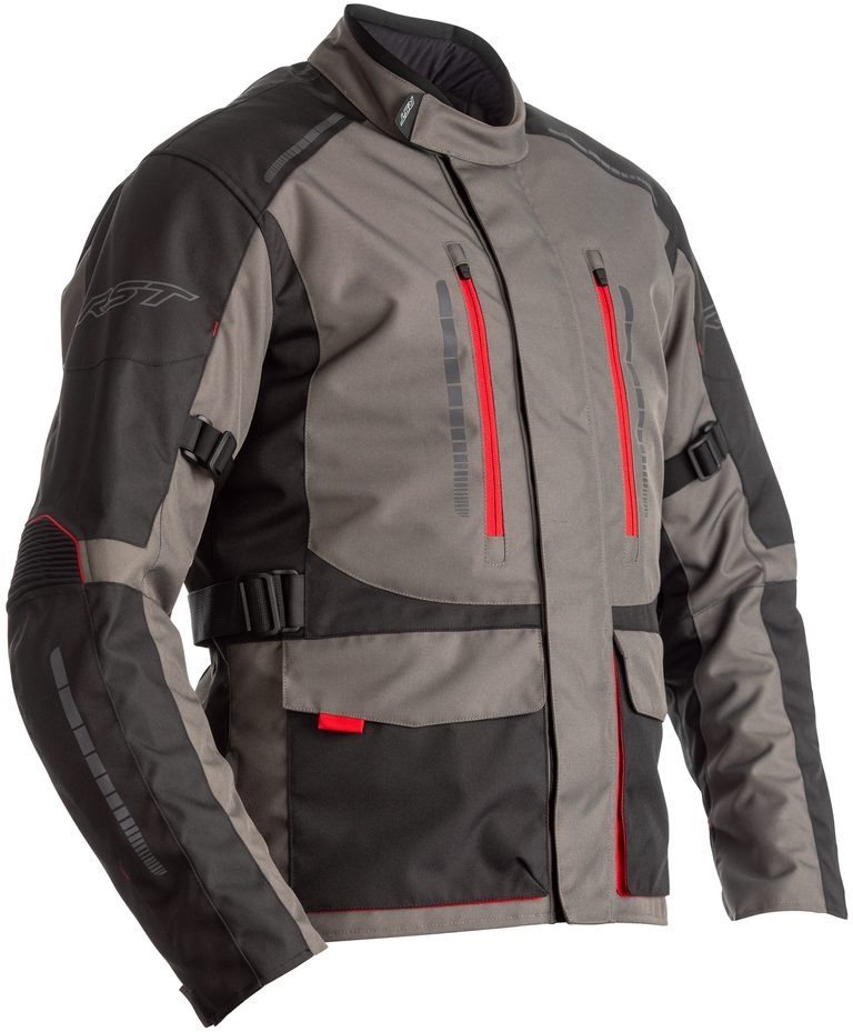 RST Pánska textilná bunda ATLAS CE/JKT 2366, sivá, veľkosť 8XL
