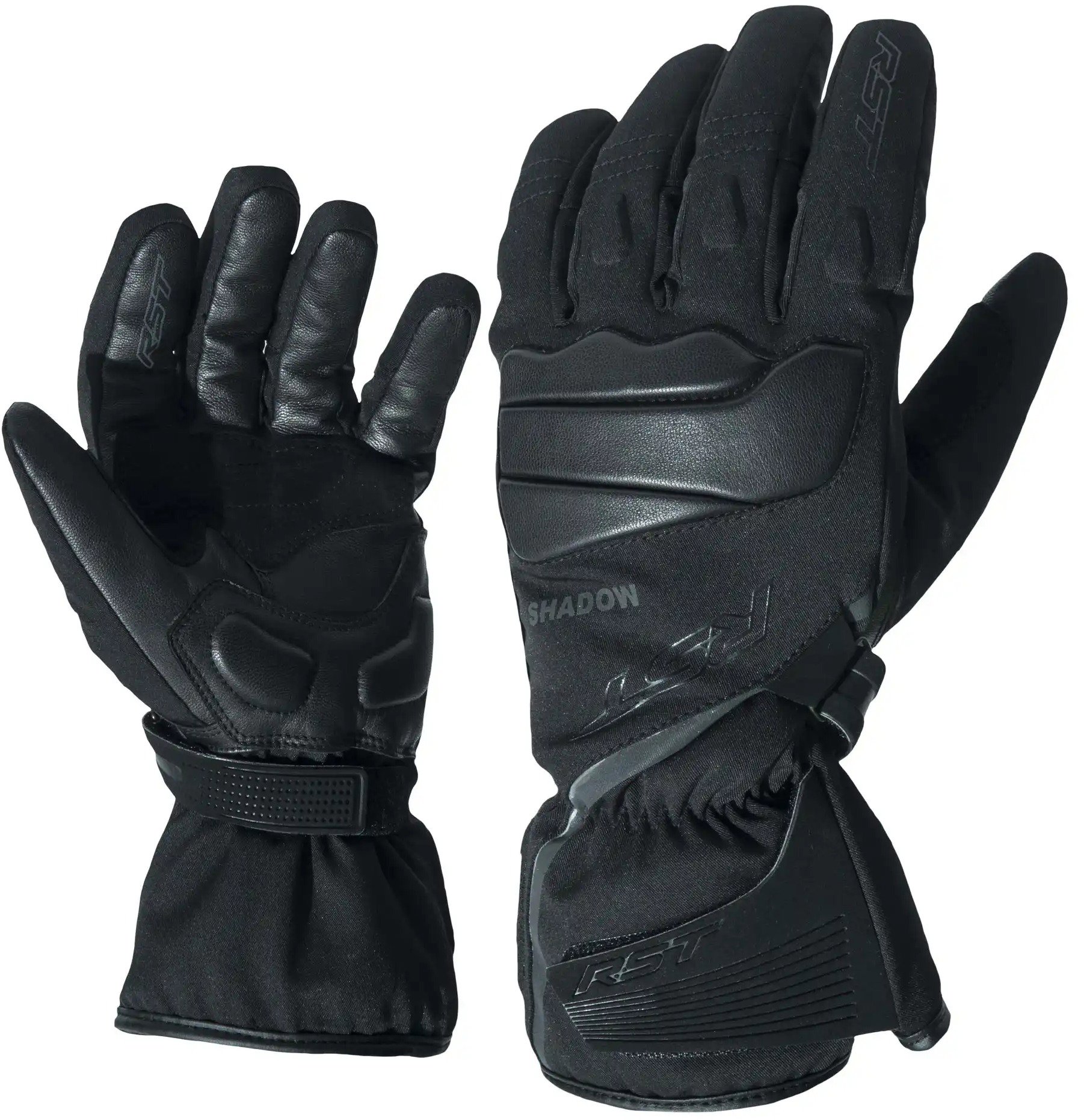 RST Rukavice na motorku SHADOW III WP CE/GLO 2079, čierne, veľ. S