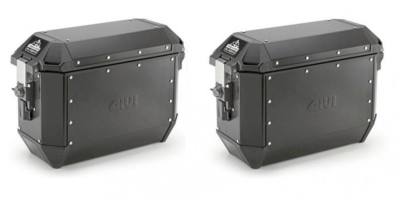 GIVI ALA36BPACK2 Trekker Alaska – bočné čierne hliníkové kufre Monokey