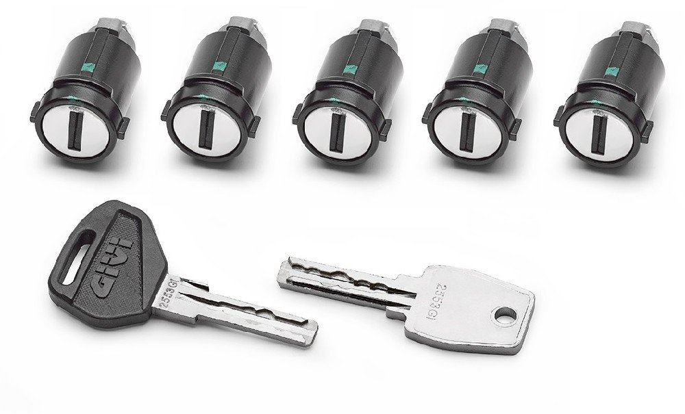 GIVI SLR105 – sada 5 bezpečnostných zámkov na kufre GIVI OBKEV...