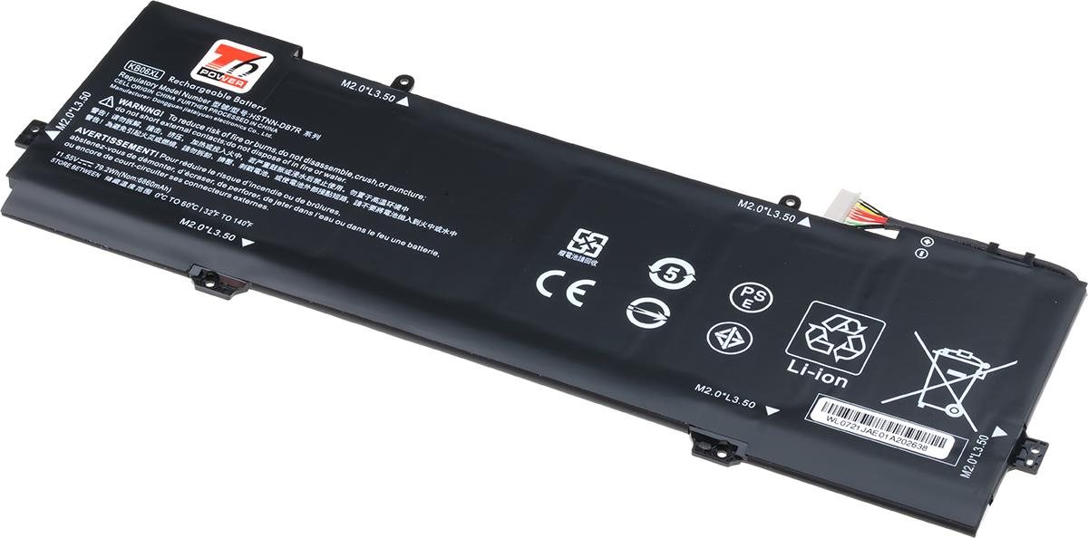 T6 Power do Hewlett Packard Spectre 15-bl100 x360 serie, Li-Poly, 6860 mAh (79 Wh), 11,55 V