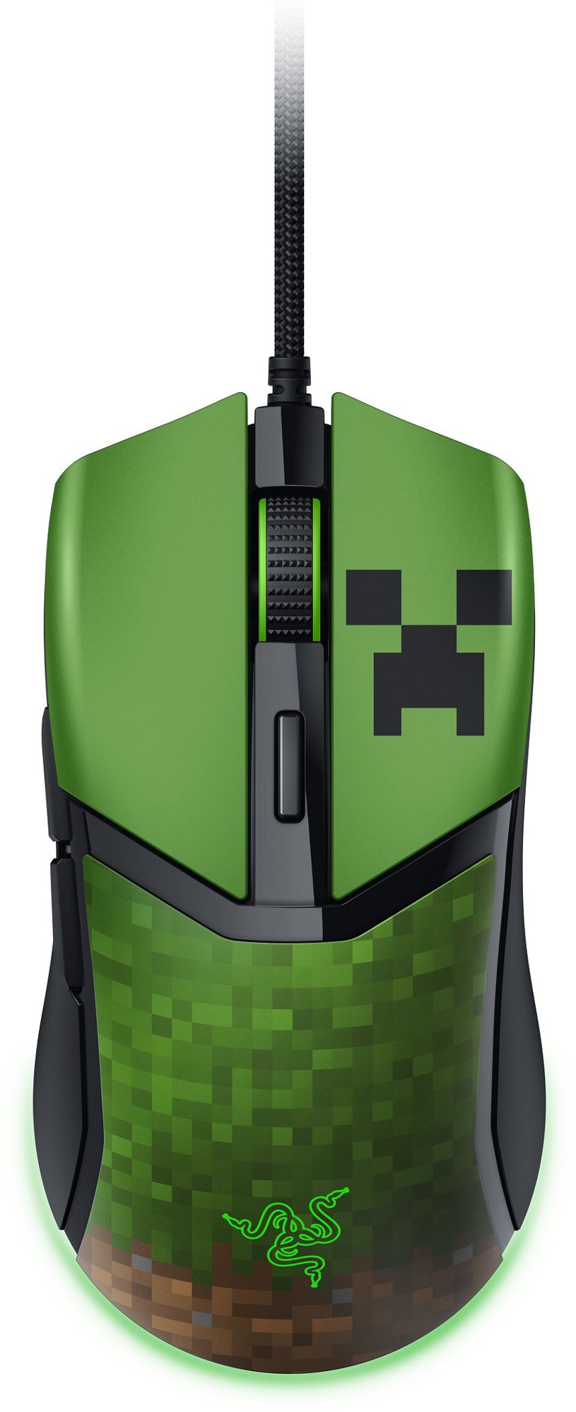 Razer Cobra Lightweight Wired Gaming Mouse – Minecraft Ed.