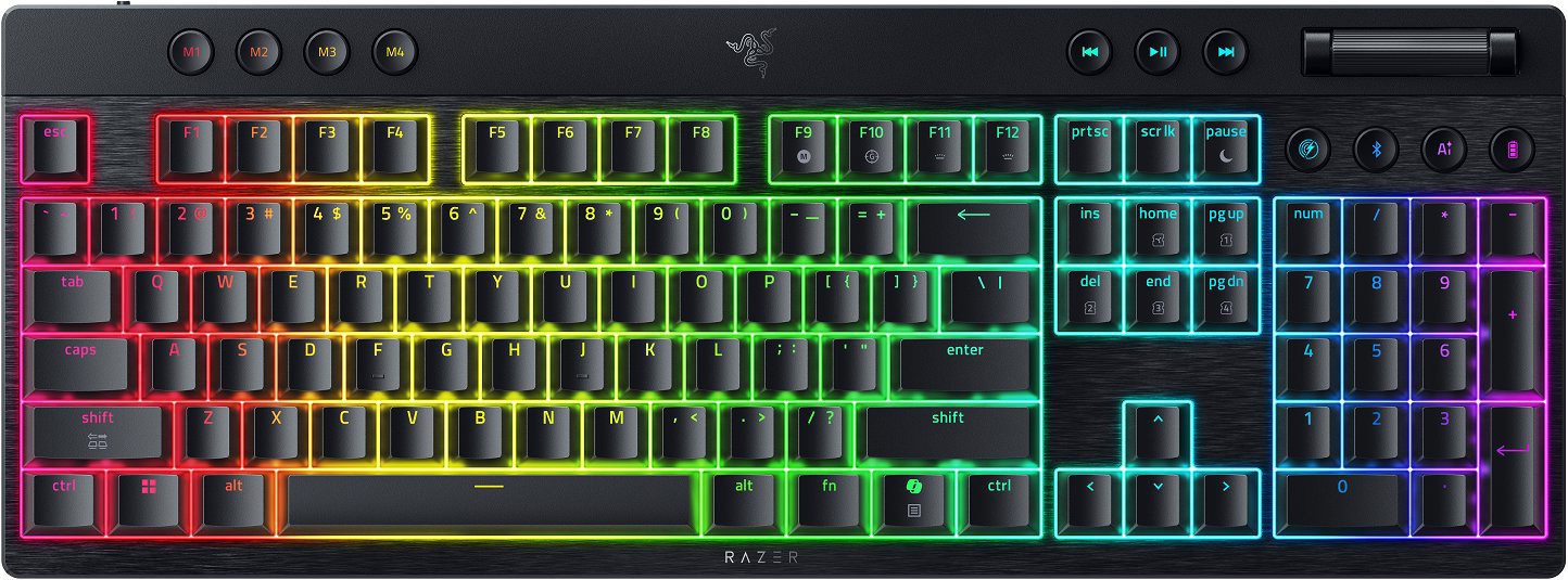 Razer BlackWidow V4 Low-profile HyperSpeed (Yellow Switch) – US