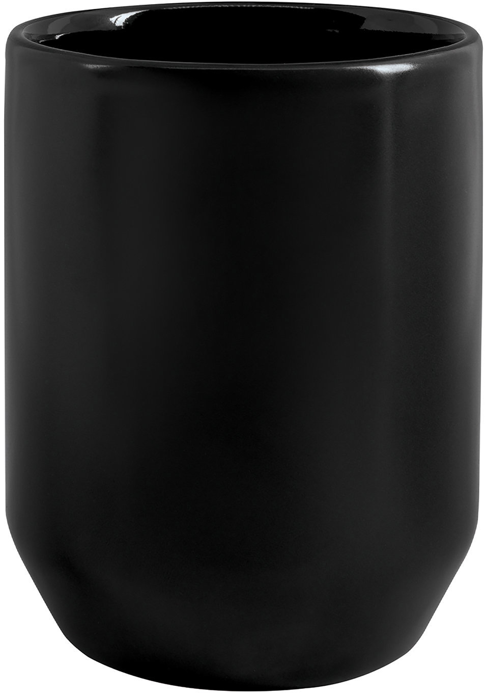 Spirella Pohárik na kefky JAR, keramika, čierny