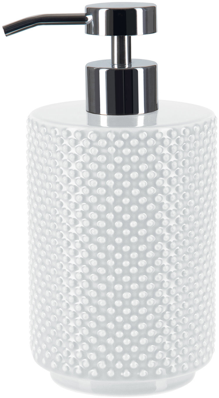 Spirella Dávkovač mydla MERO, keramika, 400 ml, biely