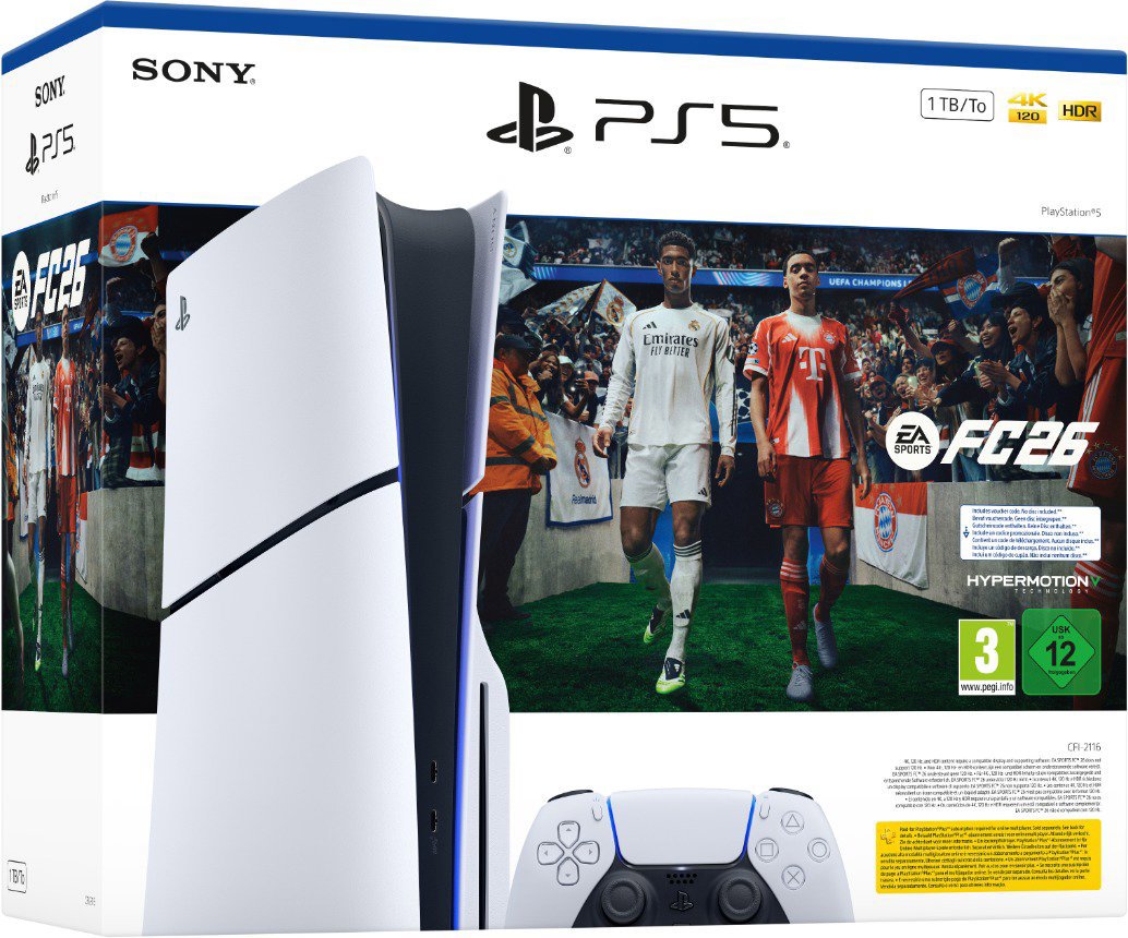 PlayStation 5 (Slim) - 1TB + EA Sports FC 26