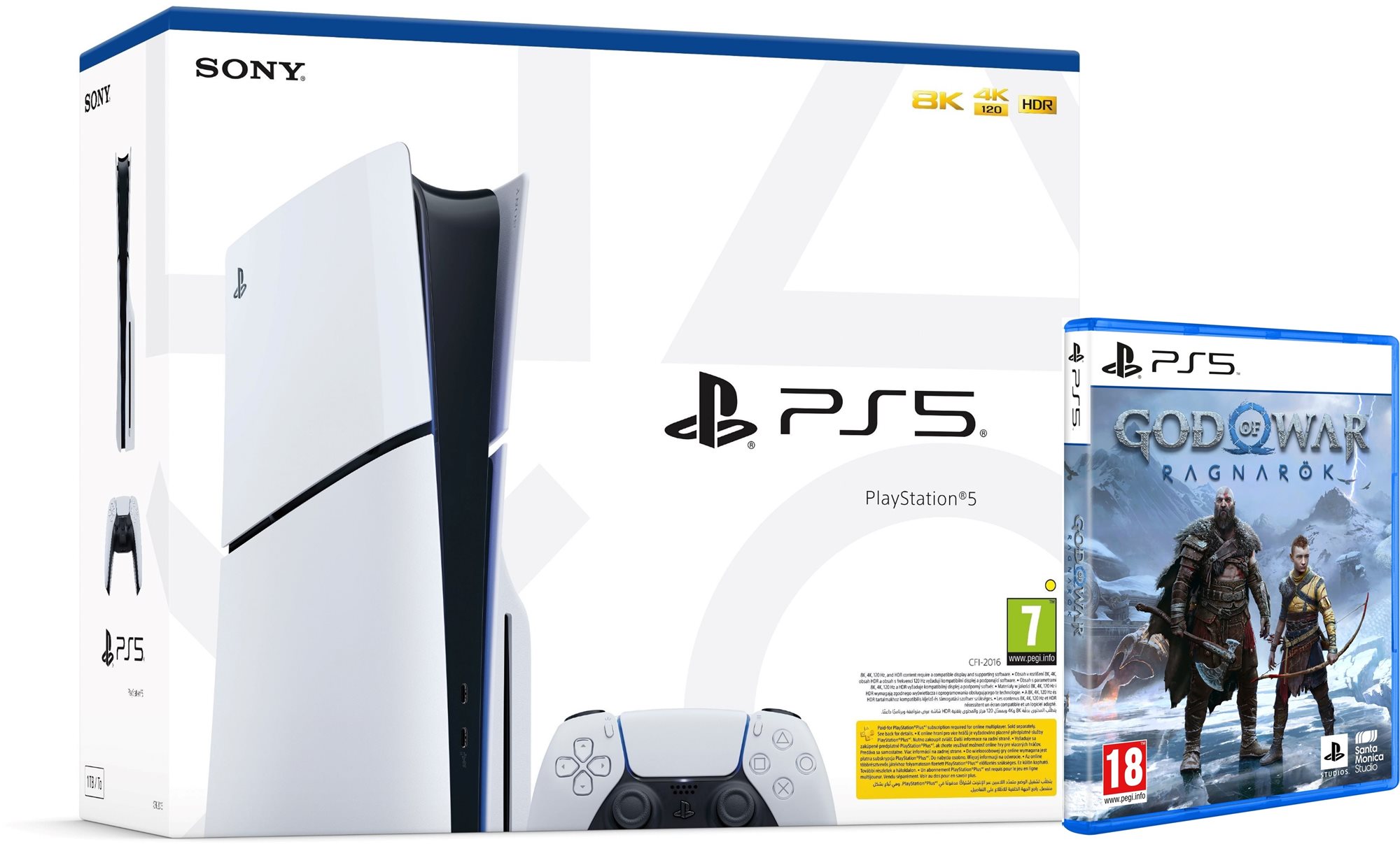 PlayStation 5 (Slim) + God of War Ragnarok