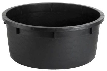 Stefanplast Nádoba na vodu 130 l, pr. 80 cm, v. 34 cm, čierna
