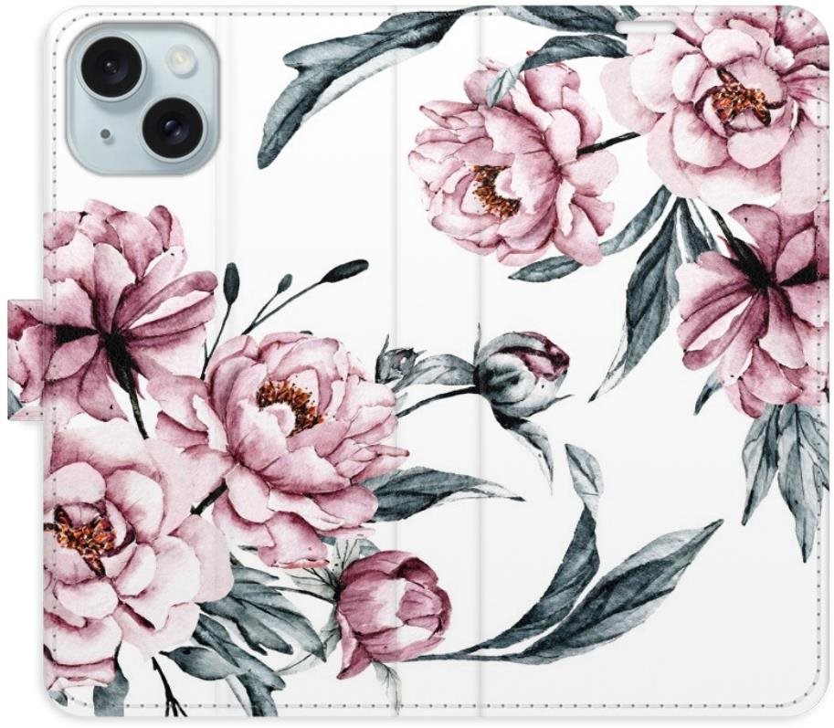 iSaprio Pink Flowers na iPhone 15