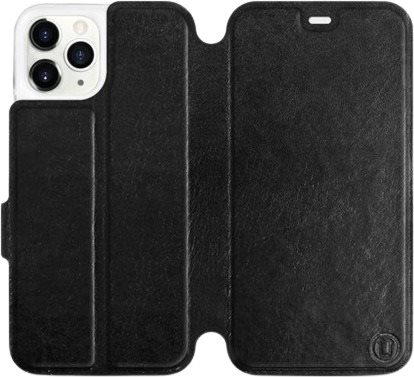 Flipové puzdro na mobil Apple iPhone 11 Pro vo vyhotovení Black & Gray so sivým vnútrom