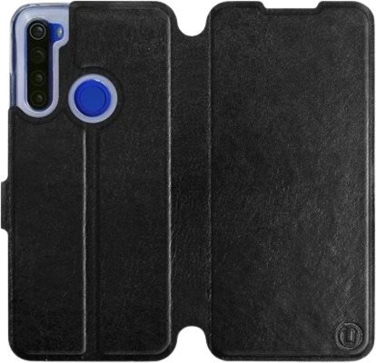 Flipové puzdro na mobil Xiaomi Redmi Note 8T vo vyhotovení Black & Gray so sivým vnútrom